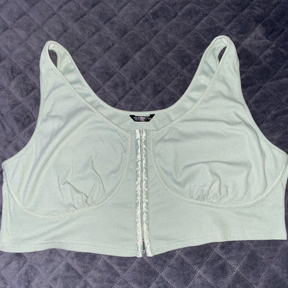 4XL green SHEIN cropped tank top